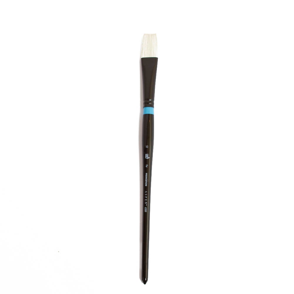 Princeton, Brush, Art & School, SynthBristle, Oil, Acryc, Aspen, Flat, 12, 398151